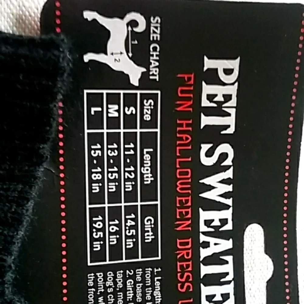 HALLOWEEN PET SWEATER